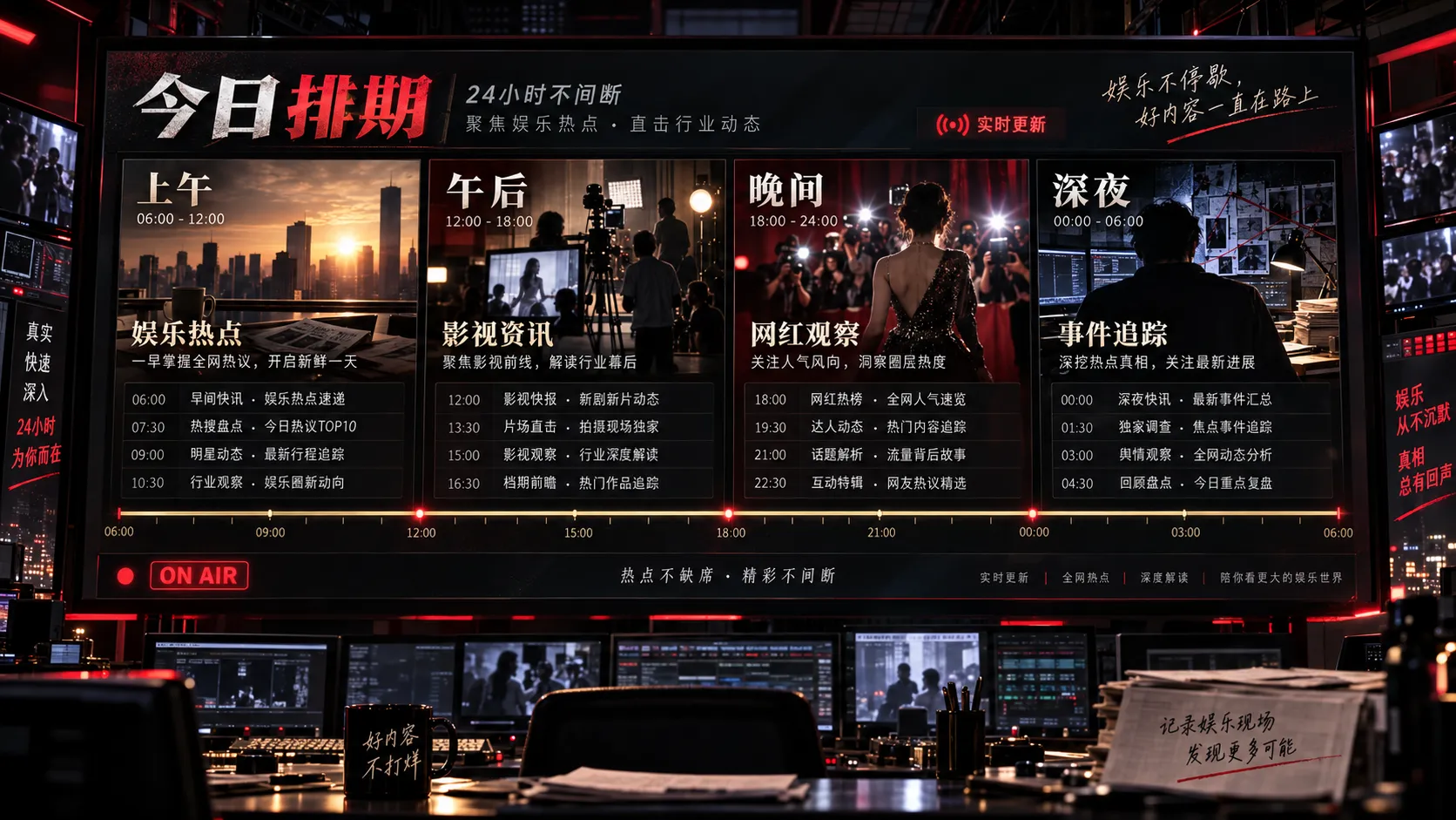 公开活动与内容节点排期视觉